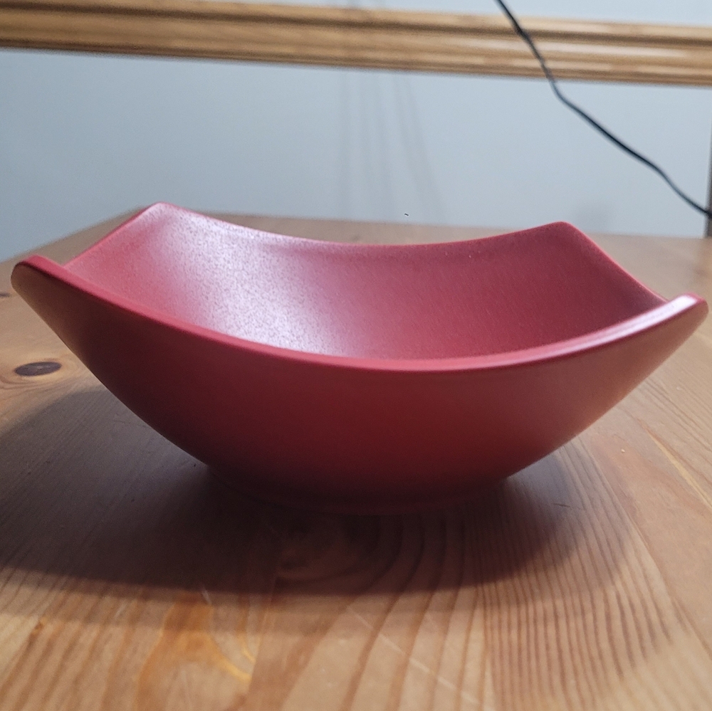 Noritake Colorwave Raspberry 7" Square Bowl - Picture 4 of 5